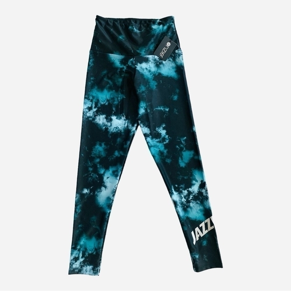 NWT Women’s Leggings ONZIE JAZZERCISE Legging Multicolored Stretch Leggings - Picture 5 of 9